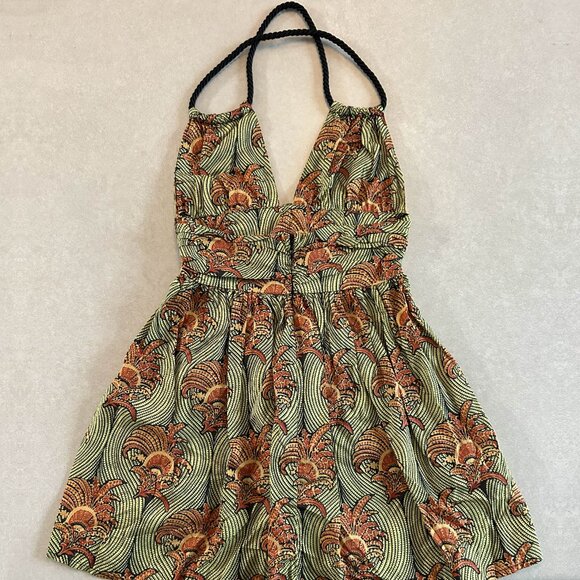 Kate Moss for Topshop Halterneck Kaftan Liberty Dress ASO Blake Lively - Picture 4 of 8